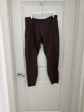 Pact Women's Dark Brown Leggings